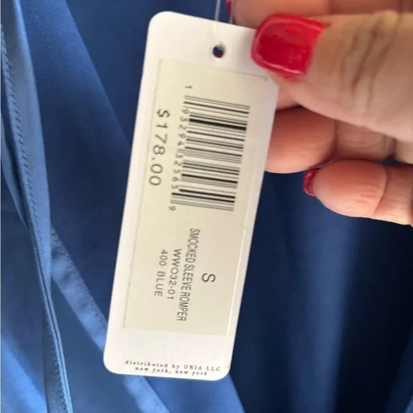 WeWoreWhat Blue Satin Jumpsuit - Picture 4 of 9